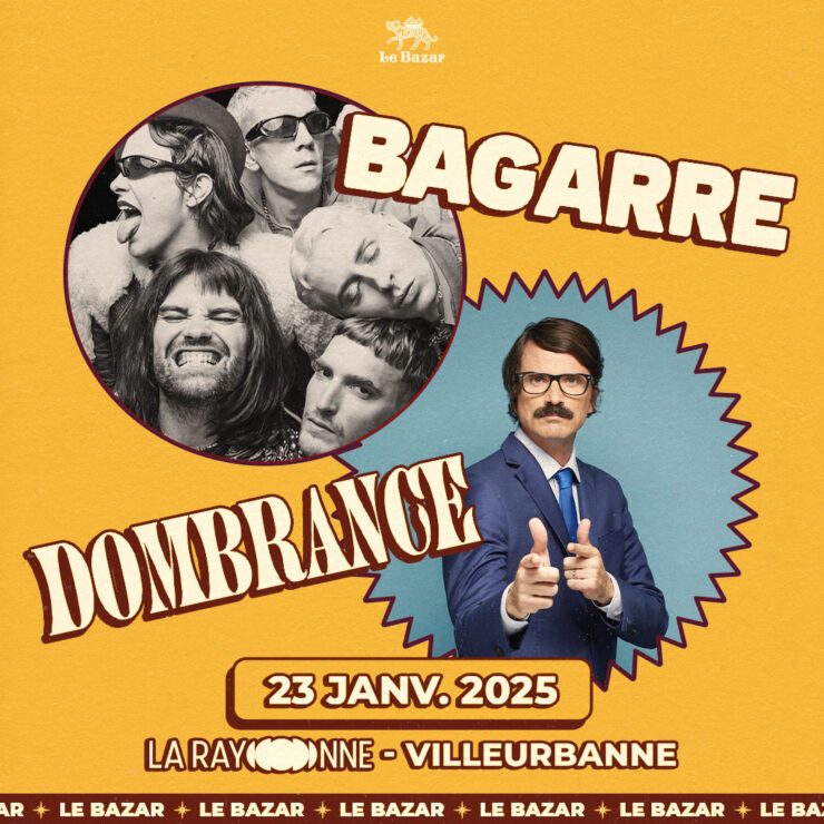 Bagarre Dombrance concert la Rayonne Lyon Villeurbanne avril 2025 Le Bazar Totaal Rez