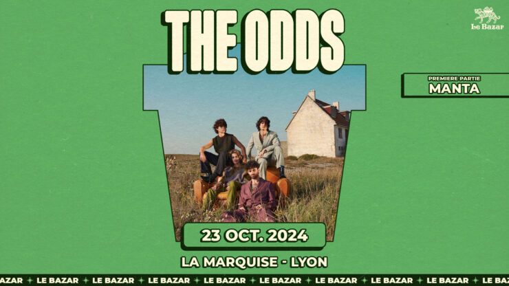 The Odds concert Lyon rock La Marquise octobre 2024 Le Bazar Totaal rez