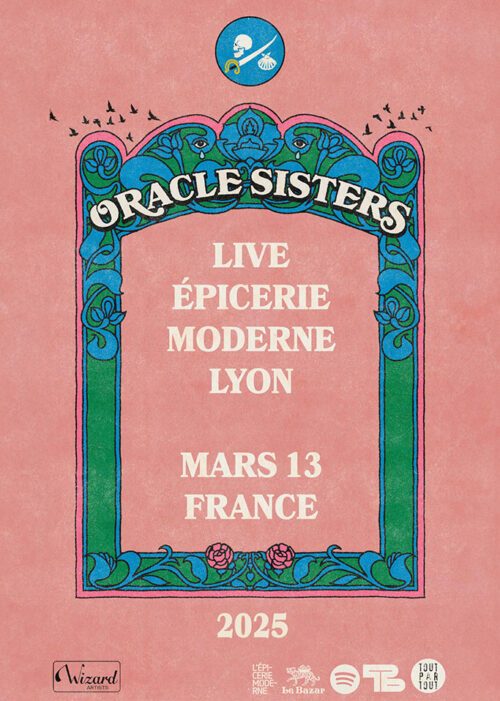 Oracle Sisters en concert à Lyon l'épicerie moderne feyzin pop folk billetterie places tickets mars 2025 le bazar Totaal Rez