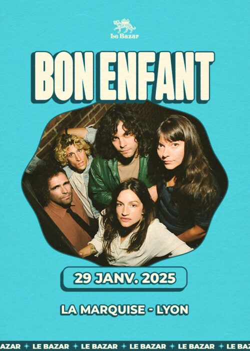 bon Enfant en concert à Lyon janvier 2025 Le Bazar Totaal Rez concert pop rock billetterie