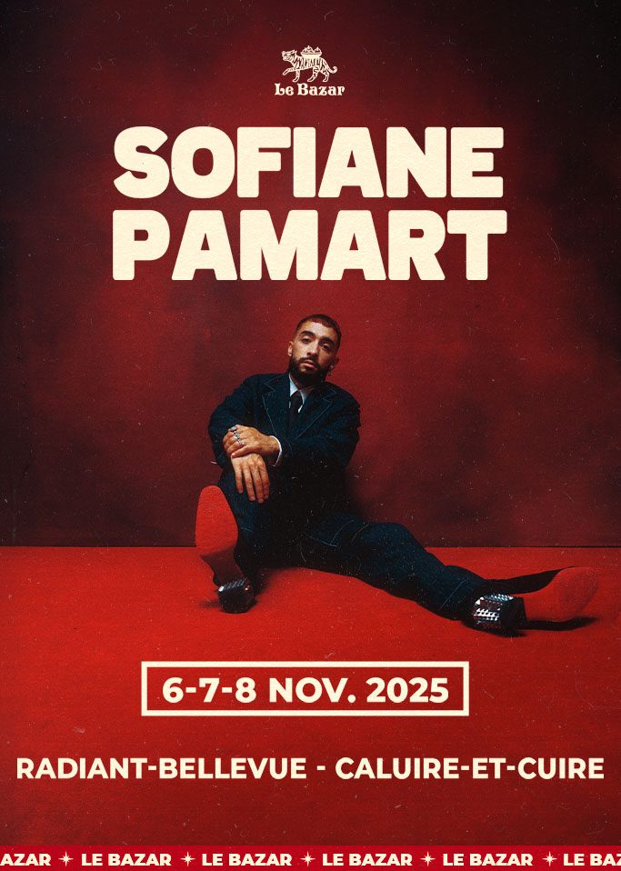 Sofiane Pamart en concert au Radiant-Bellevue Lyon Caluire-et-Cuire 6 7 8 novembre 2025 piano pianiste Le Bazar Totaal Rez billetterie places tickets